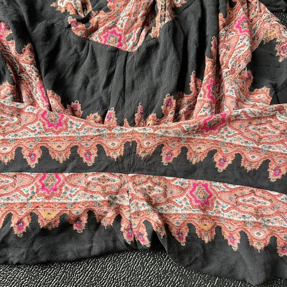 Free People Heart Snatcher Paisley Print Wide Leg Jumpsuit S Boho Festival Beach - Picture 10 of 10